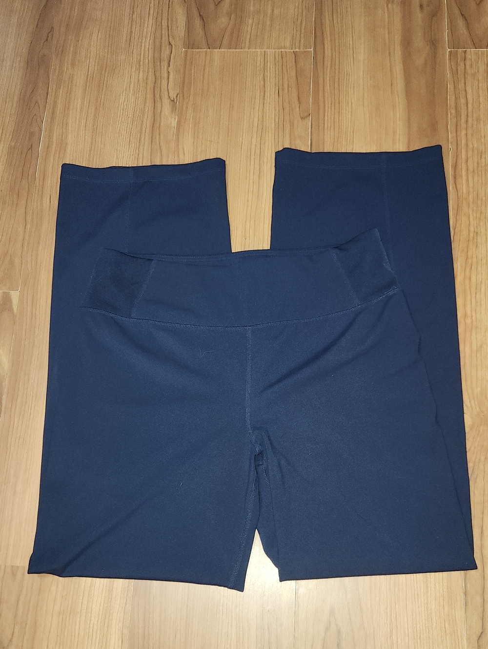 "Tangerine" Navy Wide-Leg Leggings